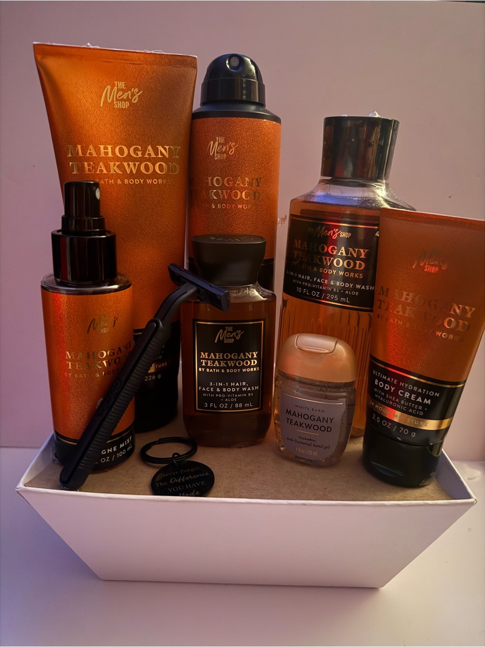 MAHOGANY TEAKWOOD Men's Luxury Grooming Set